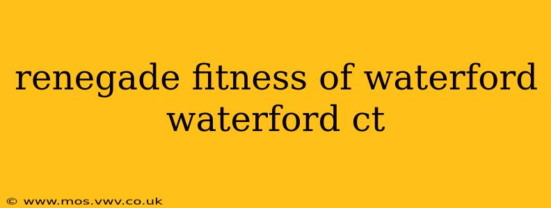 renegade fitness of waterford waterford ct