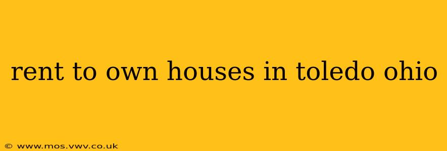 rent to own houses in toledo ohio