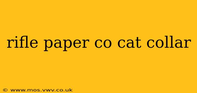rifle paper co cat collar