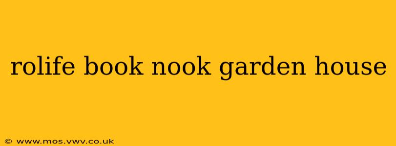 rolife book nook garden house