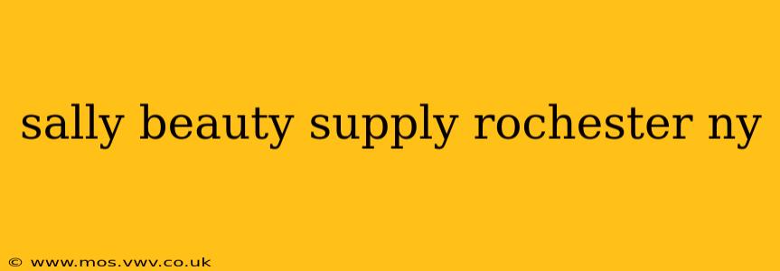 sally beauty supply rochester ny
