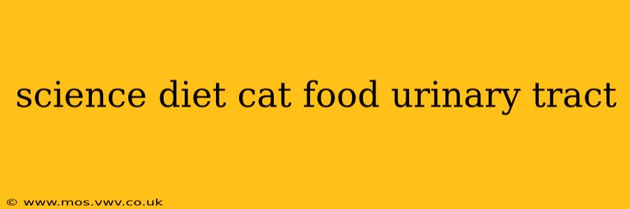 science diet cat food urinary tract