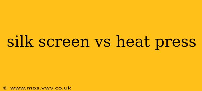 silk screen vs heat press
