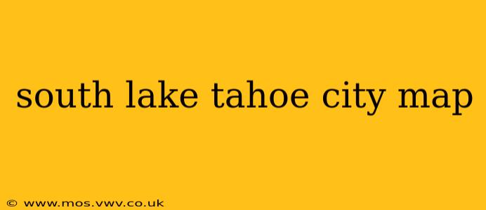 south lake tahoe city map