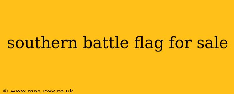 southern battle flag for sale
