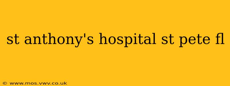 st anthony's hospital st pete fl
