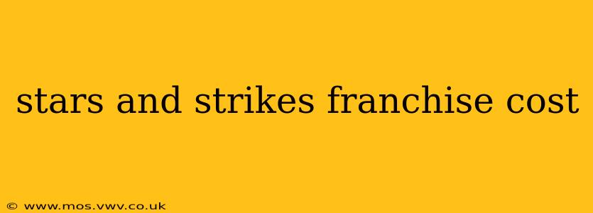 stars and strikes franchise cost