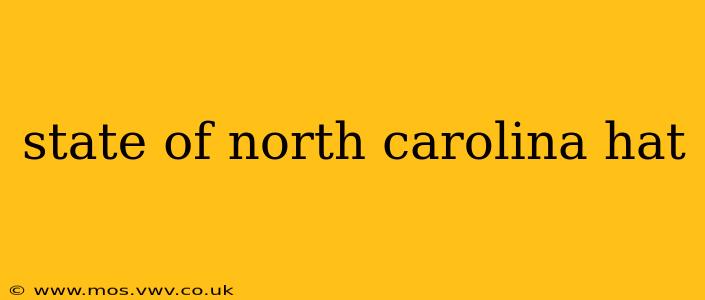state of north carolina hat