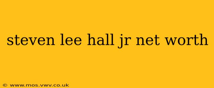 steven lee hall jr net worth