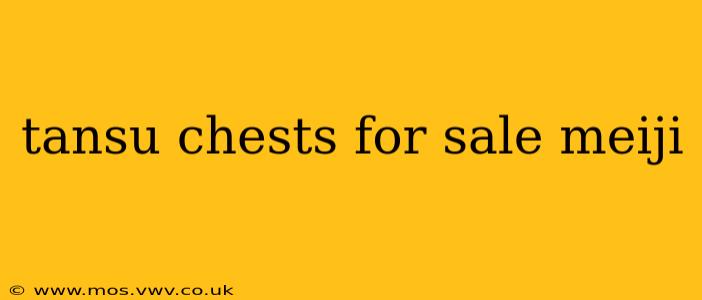 tansu chests for sale meiji