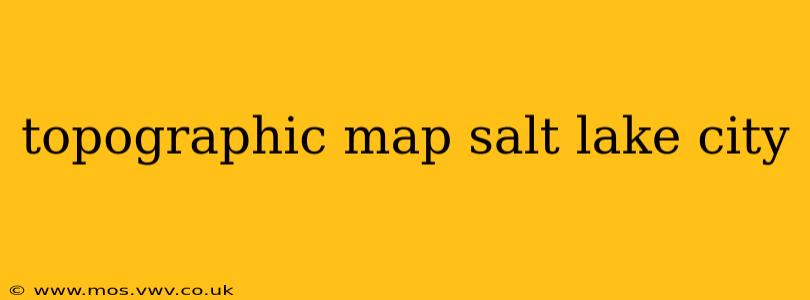 topographic map salt lake city