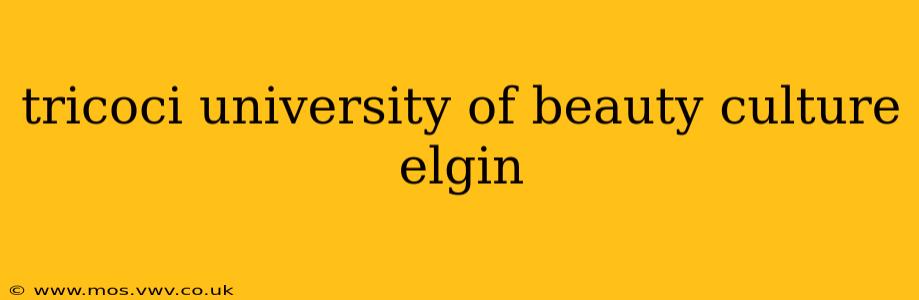 tricoci university of beauty culture elgin