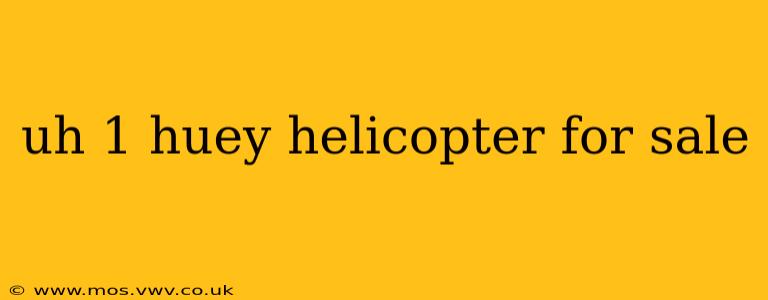uh 1 huey helicopter for sale