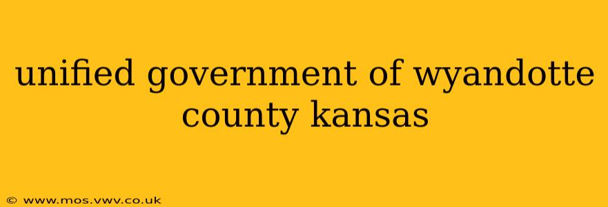 unified government of wyandotte county kansas