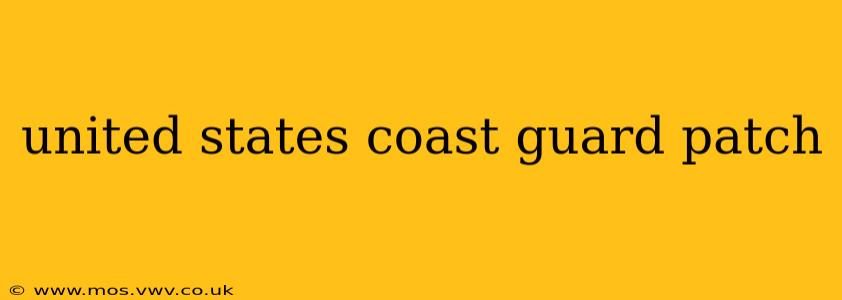 united states coast guard patch