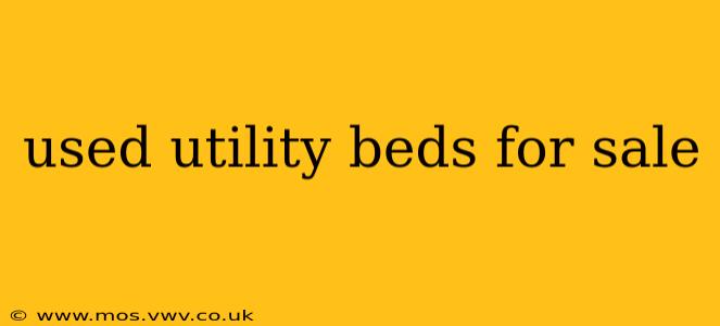used utility beds for sale