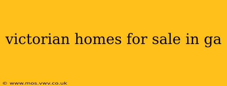victorian homes for sale in ga