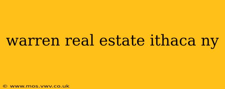 warren real estate ithaca ny
