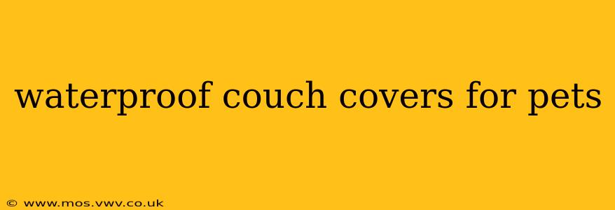 waterproof couch covers for pets