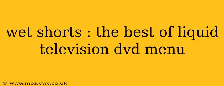 wet shorts : the best of liquid television dvd menu