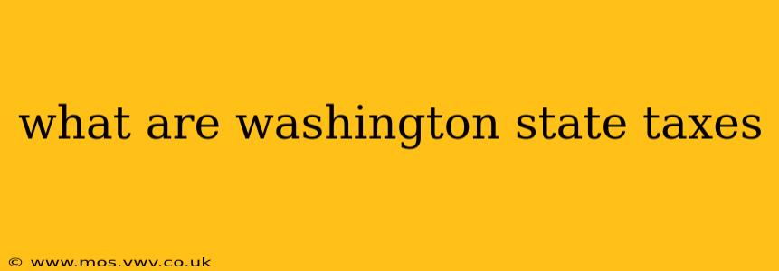 what are washington state taxes