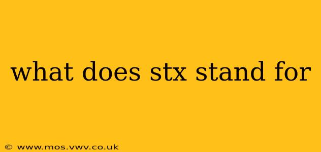 what does stx stand for