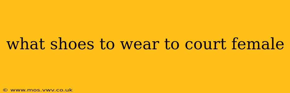 what shoes to wear to court female