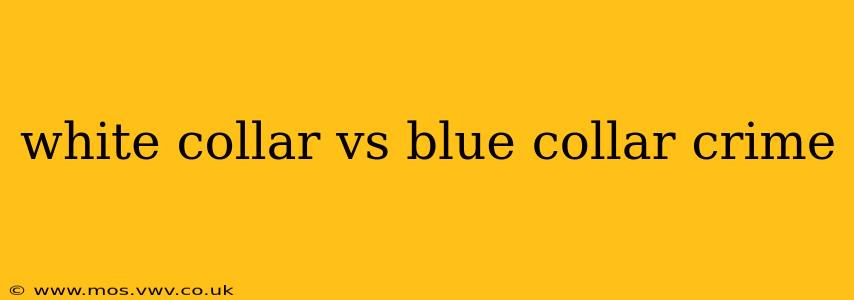 white collar vs blue collar crime