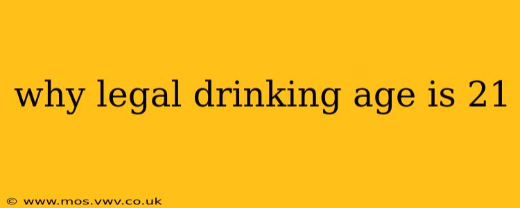 why legal drinking age is 21