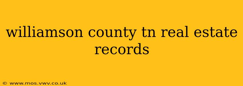 williamson county tn real estate records