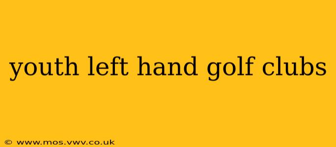 youth left hand golf clubs